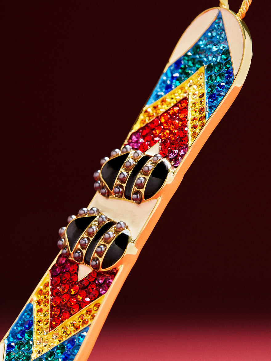 Shred The Season Snowboard Ornament - Snowboard