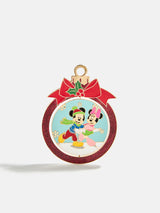 BaubleBar Disney Mickey & Minnie Mouse Reversible Christmas Pin - Mickey Mouse & Minnie Mouse - 
    Disney collectible pin