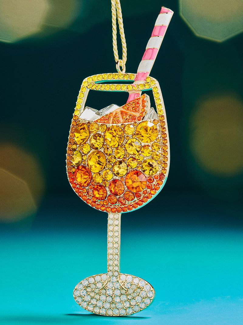 Merry Spritz-mas Cocktail Ornament - Aperol Spritz