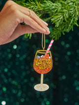 BaubleBar Merry Spritz-mas Cocktail Ornament - Aperol Spritz - 
    Christmas holiday ornament