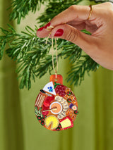 BaubleBar Feast Mode Charcuterie Board Ornament - Charcuterie Board - 
    Christmas holiday ornament