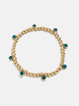 BaubleBar Birthstone Pisa Bracelet - Blue Zircon -
Gold beaded bracelet for stacking