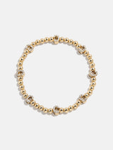 BaubleBar Gold/Pavé Repeating Initial Pisa Bracelet - C -
Beaded bracelet for stacking