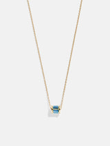 BaubleBar Tatum Birthstone Necklace - Blue Zircon -
Black Friday Deal