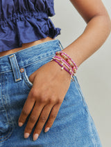 BaubleBar Crystal Beaded Bracelet - Magenta -
Big Summer Kickoff