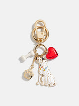 BaubleBar Disney 101 Dalmatians Dynamic Duo Bag Charm - Disney 101 Dalmatians -
Gold keychain with Disney charms