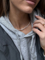 BaubleBar Billie 18K Gold Tennis Custom Nameplate Necklace - Mini Script -
Limited Time: Enjoy 20% Off