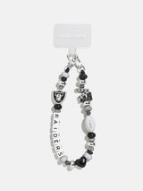 BaubleBar NFL Beaded Phone Charm - Las Vegas Raiders - 
    Hands-free wristlet phone strap