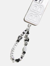 BaubleBar NFL Beaded Phone Charm - Las Vegas Raiders - 
    Hands-free wristlet phone strap