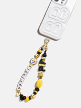 BaubleBar NFL Beaded Phone Charm - Pittsburgh Steelers - 
    Hands-free wristlet phone strap