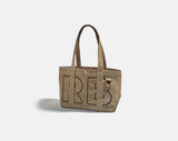 BaubleBar Jet Black -
Personalized canvas tote bag with custom embroidered initials