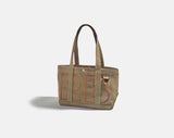 BaubleBar Chocolate Brown -
Personalized canvas tote bag with custom embroidered initials