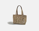 BaubleBar Desert Tan -
Personalized canvas tote bag with custom embroidered initials