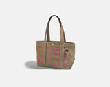 BaubleBar Hot Pink -
Personalized canvas tote bag with custom embroidered initials