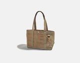BaubleBar Tangerine Orange -
Personalized canvas tote bag with custom embroidered initials