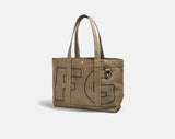 BaubleBar Jet Black -
Personalized canvas tote bag with custom embroidered initials