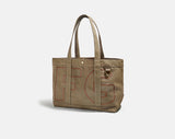 BaubleBar Chocolate Brown -
Personalized canvas tote bag with custom embroidered initials