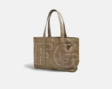 BaubleBar Soft Pink -
Personalized canvas tote bag with custom embroidered initials