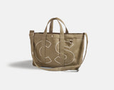 BaubleBar Desert Tan -
Personalized canvas tote bag with custom embroidered initials