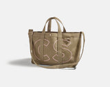 BaubleBar Soft Pink -
Personalized canvas tote bag with custom embroidered initials