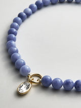 BaubleBar Janette Beaded Ring Necklace - Sodalite -
Resin charm necklace