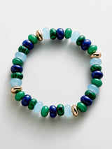 BaubleBar Marjorie Beaded Bracelet - Blue Multi -
Stretch bracelet for stacking
