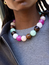 BaubleBar Jane Beaded Necklace - Pink Multi -
Chunky statement necklace