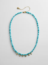 BaubleBar Mini Semi-Precious Custom Necklace - Turquoise -
Personalized name necklace