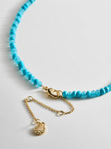 BaubleBar Mini Semi-Precious Custom Necklace - Turquoise -
Personalized name necklace