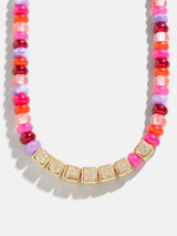 BaubleBar Block Letter Beaded Custom Necklace - Pink Multi -
It's Black Friday Week: Enjoy 20% off.
