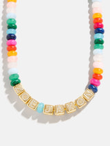 BaubleBar Block Letter Beaded Custom Necklace - Multi -
It's Black Friday Week: Enjoy 20% off.