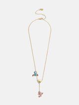 BaubleBar Disney Lilo & Stitch Dynamic Duo Lariat Necklace - Disney Stitch -
Disney gold Y necklace