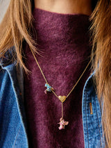 BaubleBar Disney Lilo & Stitch Dynamic Duo Lariat Necklace - Disney Stitch -
Disney gold Y necklace