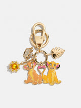 BaubleBar Disney The Lion King Dynamic Duo Bag Charm - Disney The Lion King -
Gold keychain with Disney charms