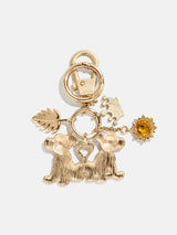 BaubleBar Disney The Lion King Dynamic Duo Bag Charm - Disney The Lion King -
Gold keychain with Disney charms