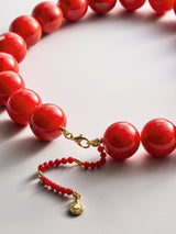 BaubleBar Jane Beaded Necklace - Red Jasper -
Chunky statement necklace