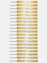 BaubleBar Groovy Letter Custom Hinge Bangle - Gold/Pavé - 
    Get Gifting Early: 20% Off Custom