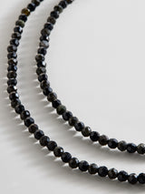 BaubleBar Semi-Precious Pearl Wrap Necklace - Onyx -
Beaded necklace with baroque pearls