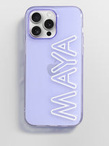 BaubleBar Fine Line Custom iPhone Case - Transparent Purple/White -
Ends Friday: Enjoy 20% Off