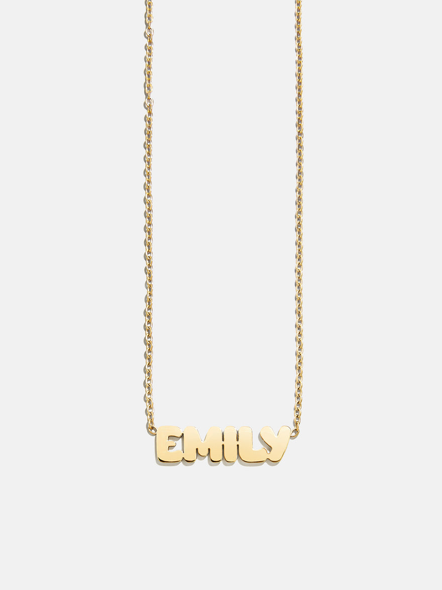 Waterproof Kids’ Custom Nameplate Necklace - Balloon