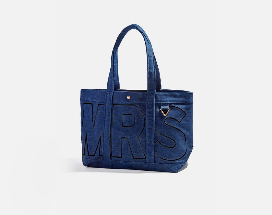Custom Alpha Tote - Dark Denim
