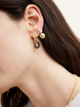 BaubleBar MLB Hoop Earring Set - Seattle Mariners -
Two pairs of Seattle Mariners earrings