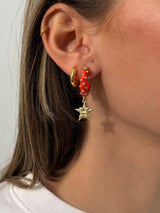 BaubleBar MLB Enamel Hoop Earrings - Houston Astros -
Houston Astros earrings