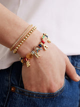 BaubleBar MLB Motif Beaded Bracelet - Atlanta Braves -
Atlanta Braves charm bracelet