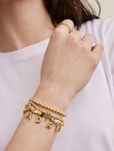 BaubleBar MLB Motif Beaded Bracelet - San Diego Padres -
San Diego Padres charm bracelet