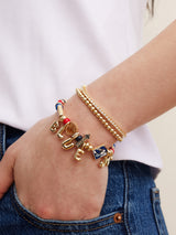 BaubleBar MLB Motif Beaded Bracelet - Toronto Blue Jays -
Toronto Blue Jays charm bracelet