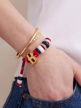 BaubleBar MLB Knotty Bracelet - Boston Red Sox -
Boston Red Sox paracord bracelet