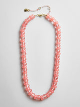 BaubleBar Joyce Semi-Precious Beaded Necklace - Cherry Quartz -
Beaded necklace for stacking