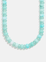 BaubleBar Joyce Semi-Precious Beaded Necklace - Turquoise -
Beaded necklace for stacking