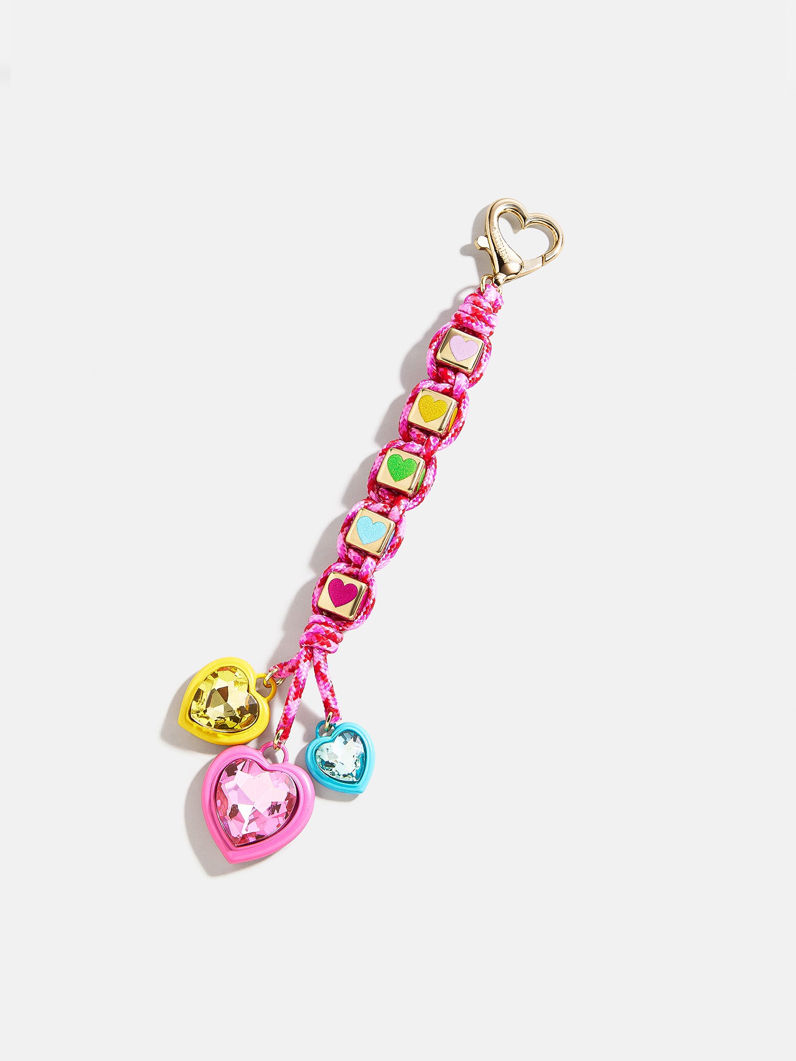 Big Love Kids' Heart Bag Charm - Multi – Heart keychain – BaubleBar